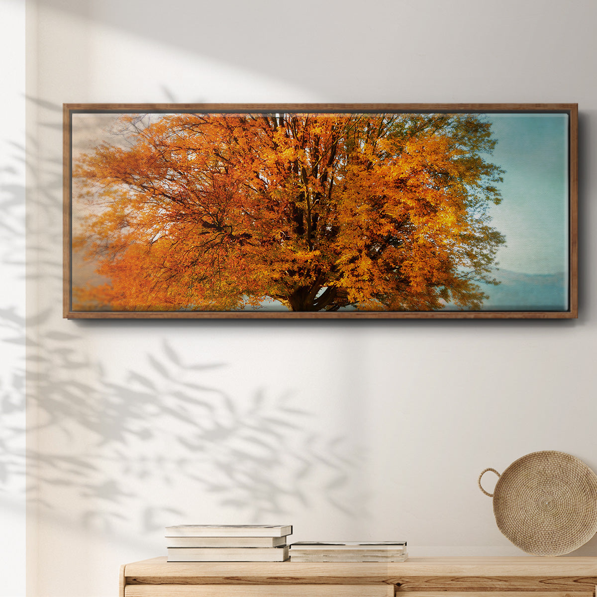 Autumn's Passion - Floater Framed Canvas Print