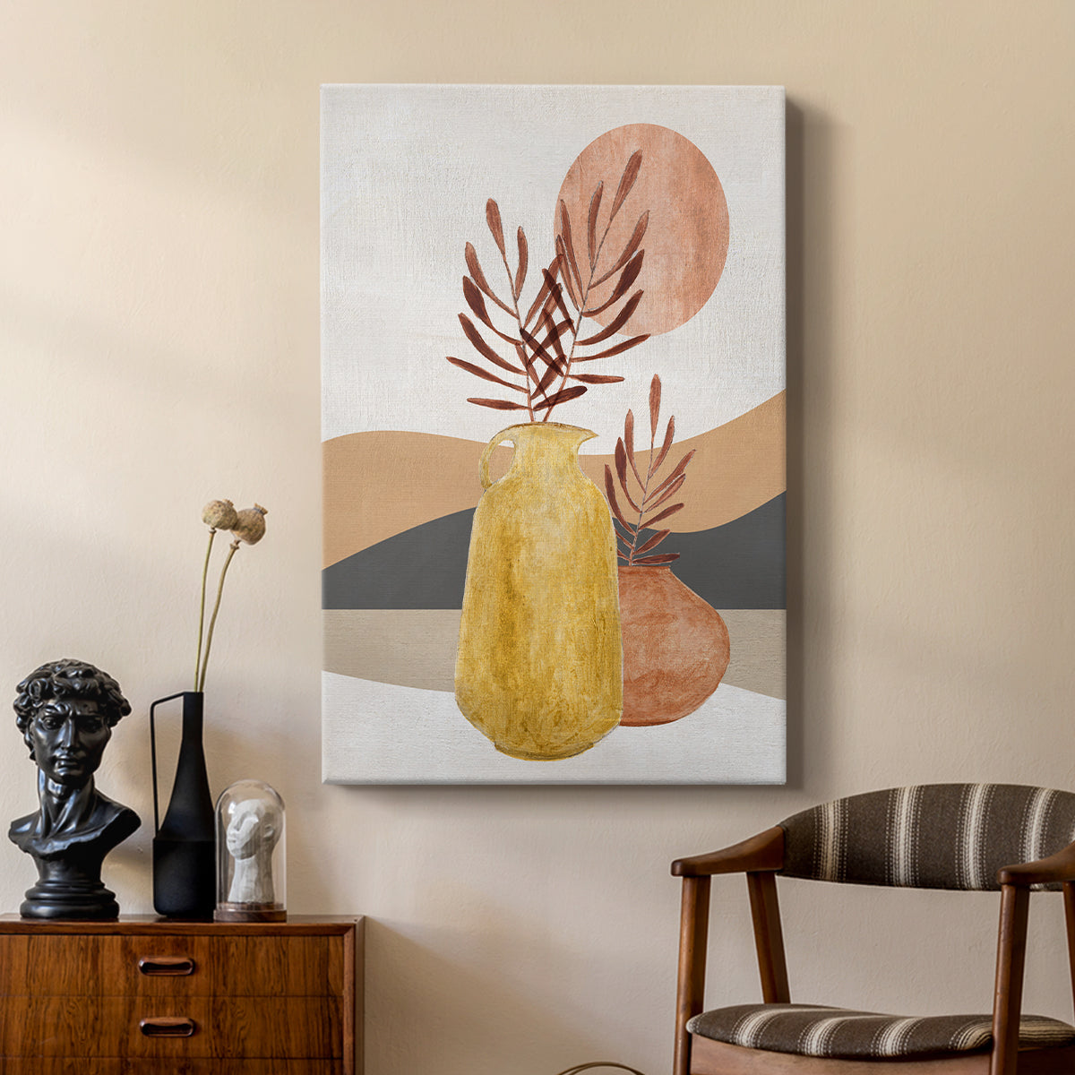 Adobe Moon I - Canvas Art Print