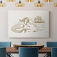 Sunning Mermaid I - Canvas Art Print