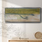 Aquatic Reflections I - Floater Framed Canvas Print