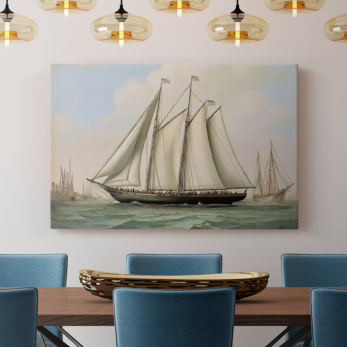 Vintage Ship XLVI - Canvas Art Print