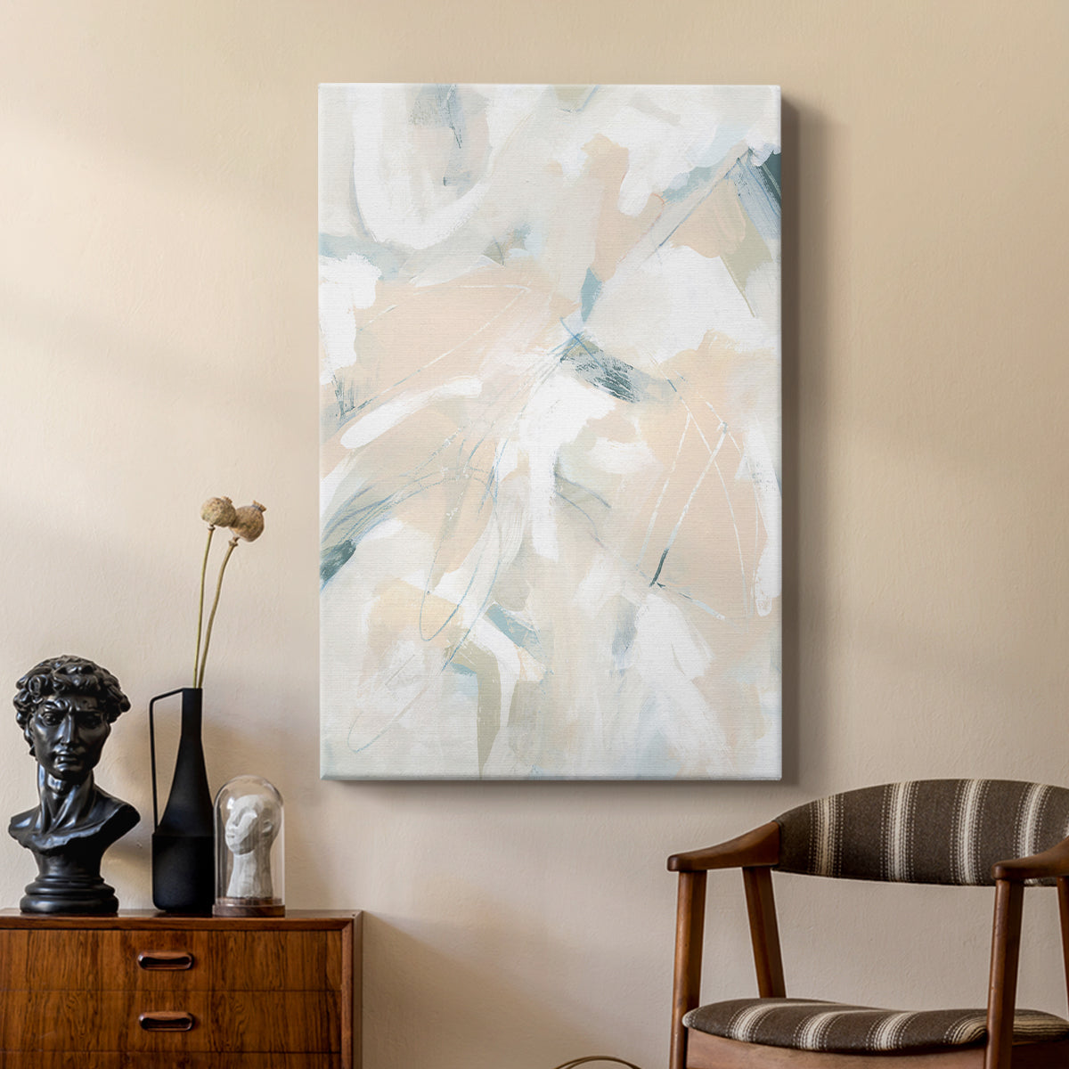 Sandstone Engraving I - Canvas Art Print