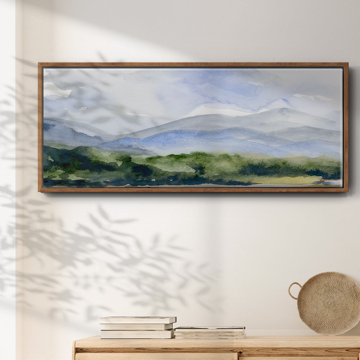 Blue Ridge II - Floater Framed Canvas Print
