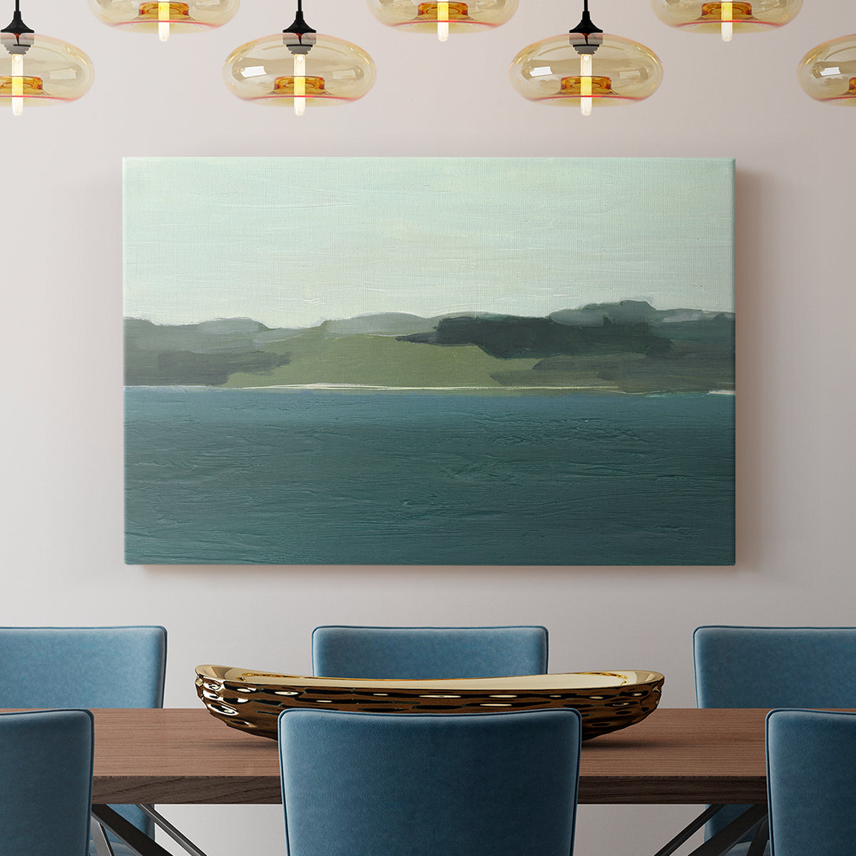 Calming Lake View I - Canvas Art Print