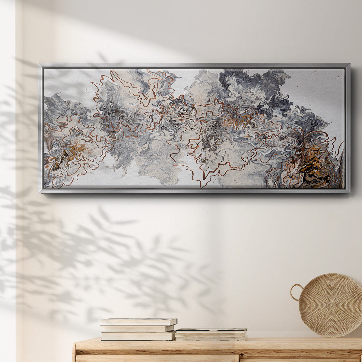 Stay on the Trail - Floater Framed Canvas Print