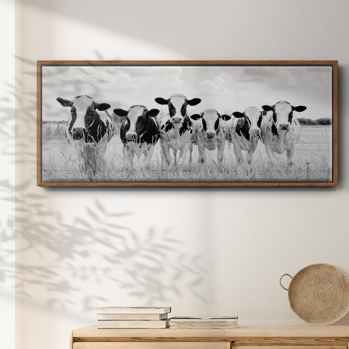 Grazing Pasture - Floater Framed Canvas Print