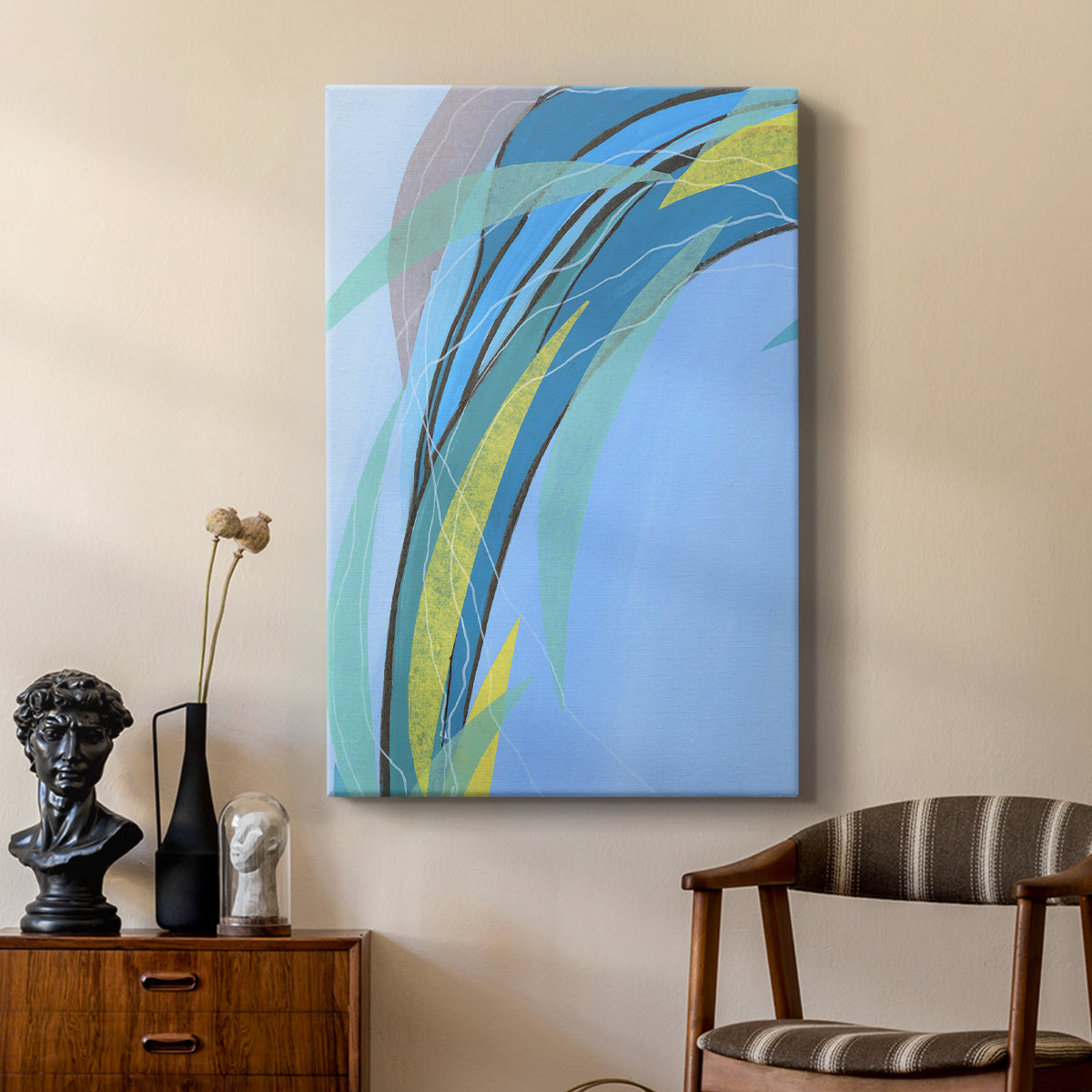 Circulating Flow III - Canvas Art Print