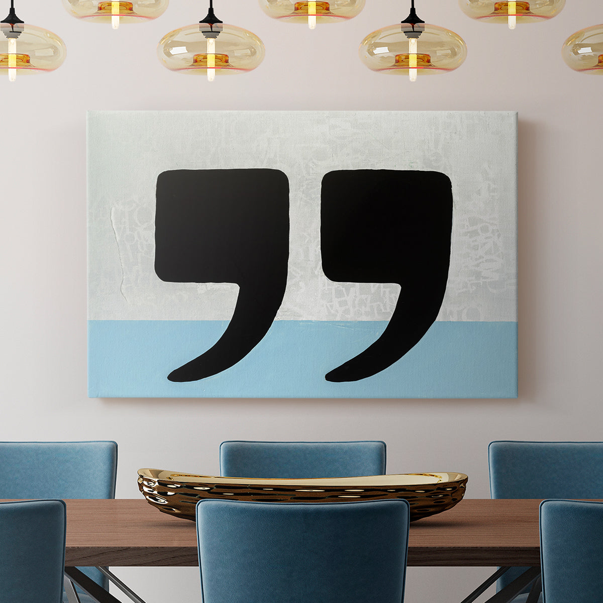 He Said She Said - Canvas Art Print