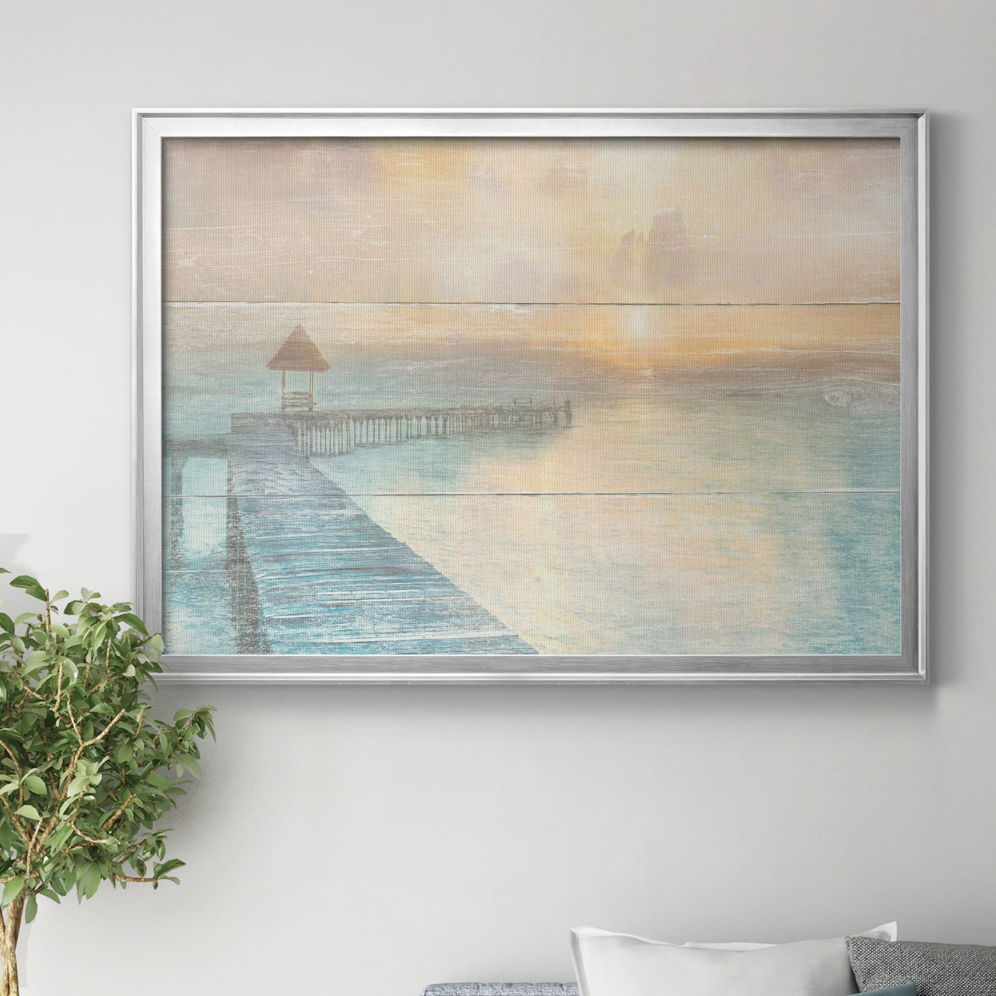 Gather at the Beach Premium Classic Framed Canvas - Ready to Hang