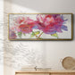 Prize Peonies II - Floater Framed Canvas Print