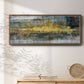 Frequency - Floater Framed Canvas Print