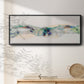 Abstract Mountain Range - Floater Framed Canvas Print