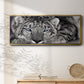 Snow Leopard Sanctuary - Floater Framed Canvas Print