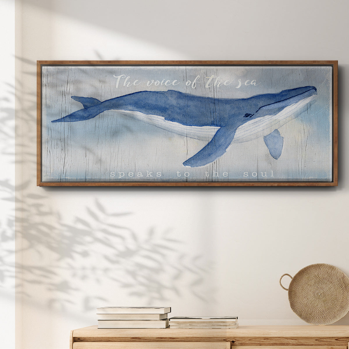 Voice of the Sea - Floater Framed Canvas Print