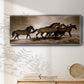 Wild Horses - Floater Framed Canvas Print