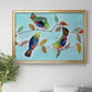Bitty Birds I - Modern Framed Canvas Print