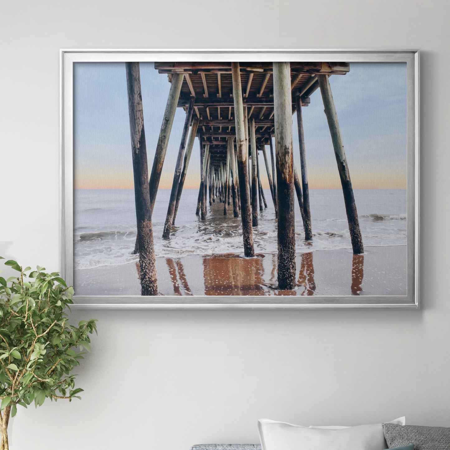 Under the Pier Premium Classic Framed Canvas - Ready to Hang