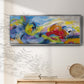 Racing Forms - Floater Framed Canvas Print