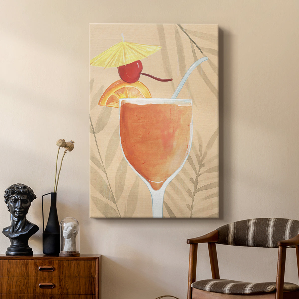 Tropical Cocktail I - Canvas Art Print