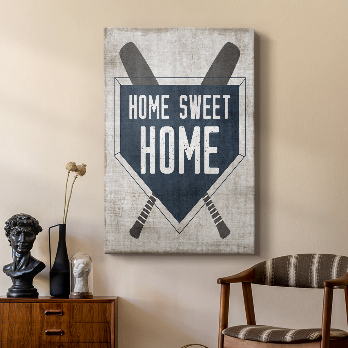 Home Sweet Home Base - Canvas Art Print