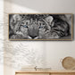 Snow Leopard Sanctuary - Floater Framed Canvas Print