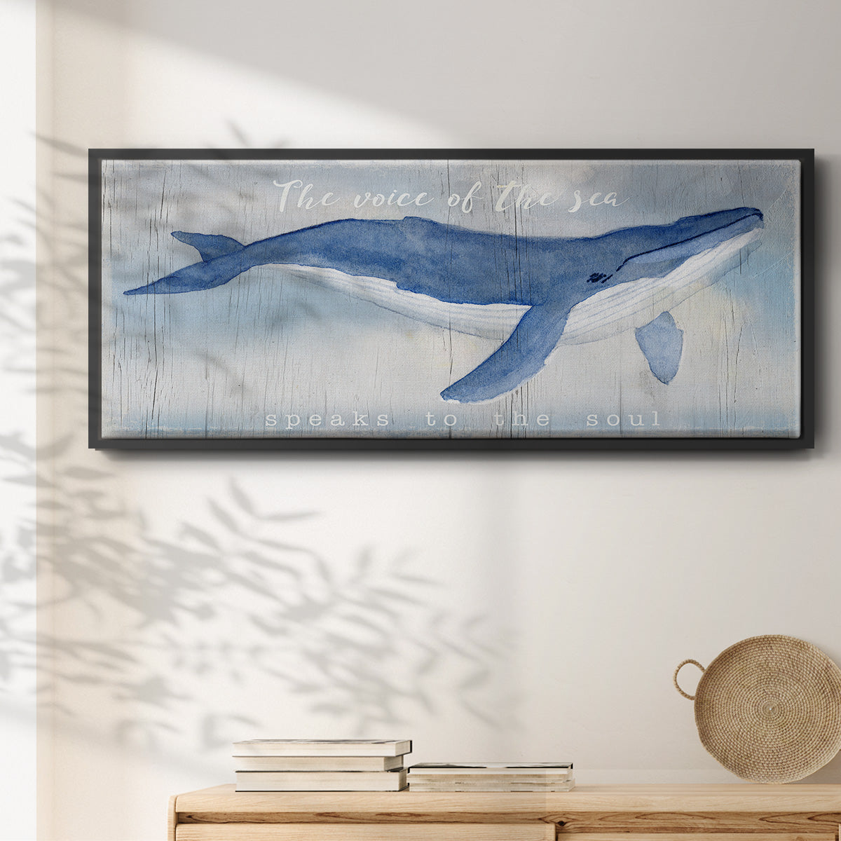 Voice of the Sea - Floater Framed Canvas Print