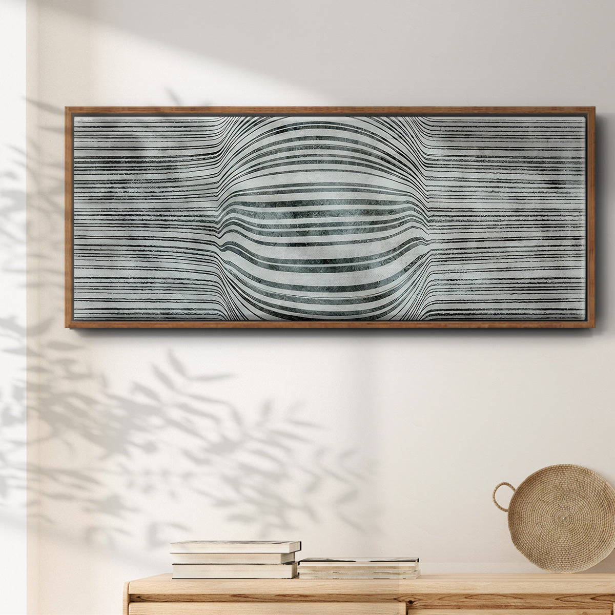 Forme Voluptueuse - Floater Framed Canvas Print