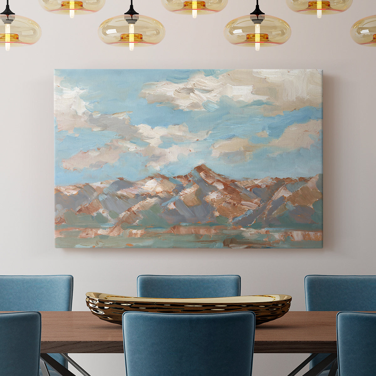 Pastel Western Vista II - Canvas Art Print