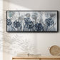 Indigo Field - Floater Framed Canvas Print