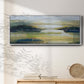 Lime Strata II - Floater Framed Canvas Print
