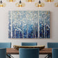 Blue Abstract Forest XXXVIII - Canvas Art Print