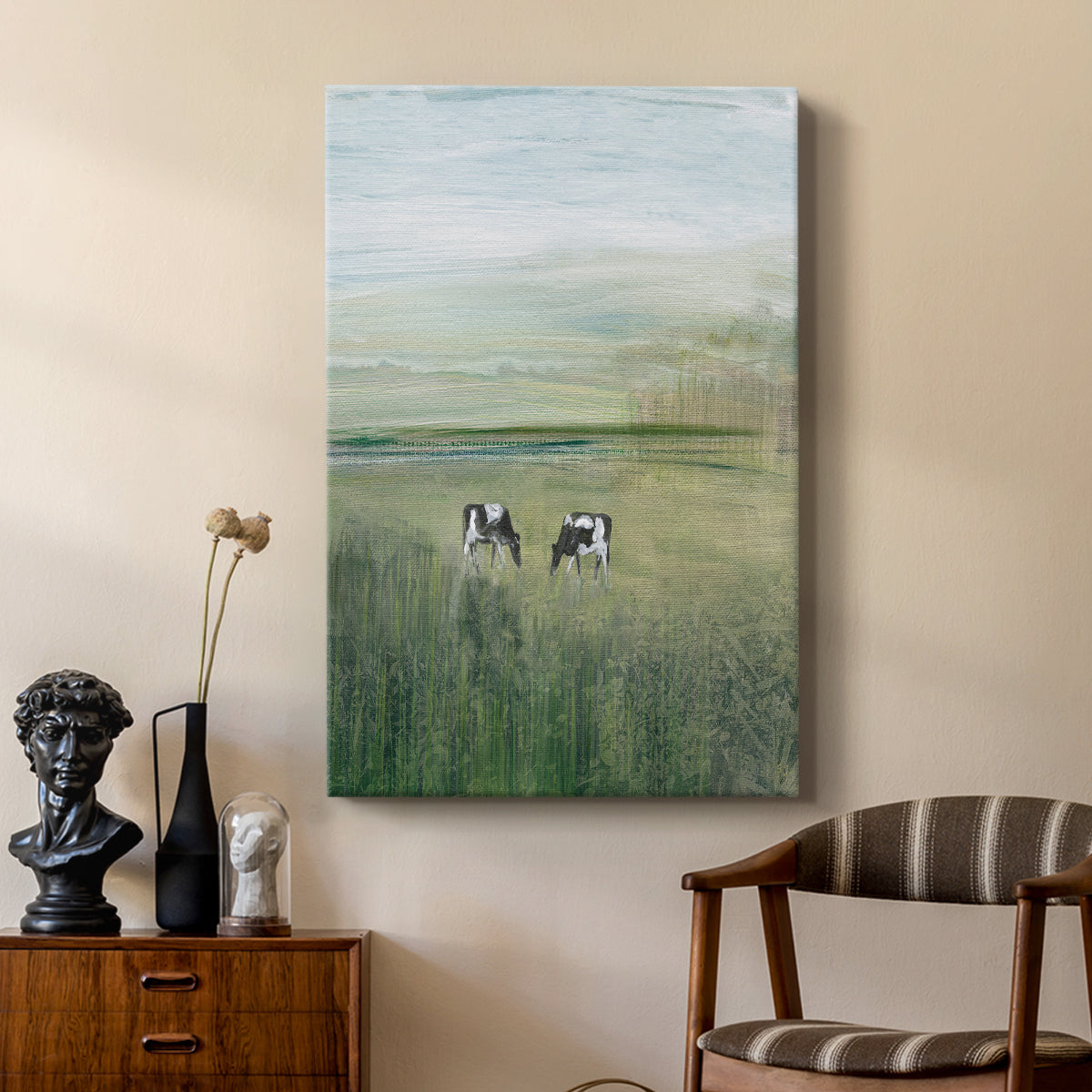 Out to Pasture II - Canvas Art Print