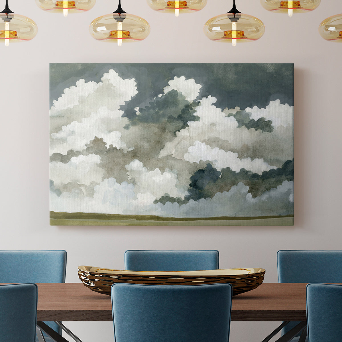 Vast Neutral Sky III - Canvas Art Print