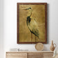 Gold Crane at Dusk II - Premium Canvas Framed in Barnwood - Ready to Hang