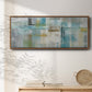 Bits and Pieces - Floater Framed Canvas Print