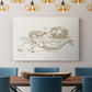 Sunning Mermaid II - Canvas Art Print