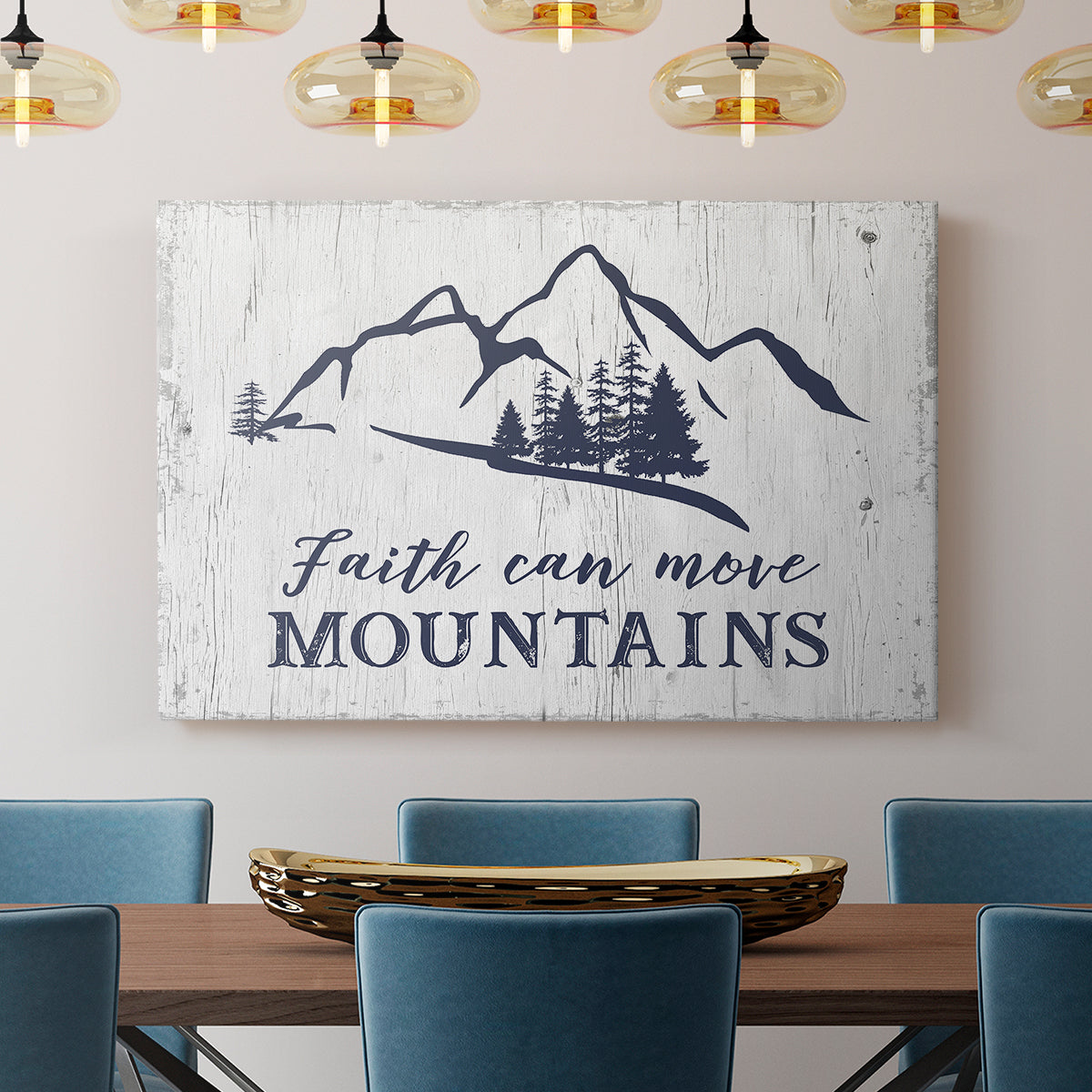 Move Mountains - Canvas Art Print