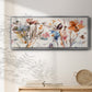 Pop Garden - Floater Framed Canvas Print