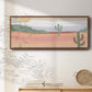 Cactus Plateau II - Floater Framed Canvas Print