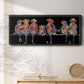 Fun Monkeys - Floater Framed Canvas Print