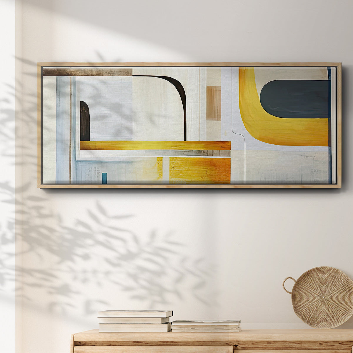 Turnabout - Floater Framed Canvas Print