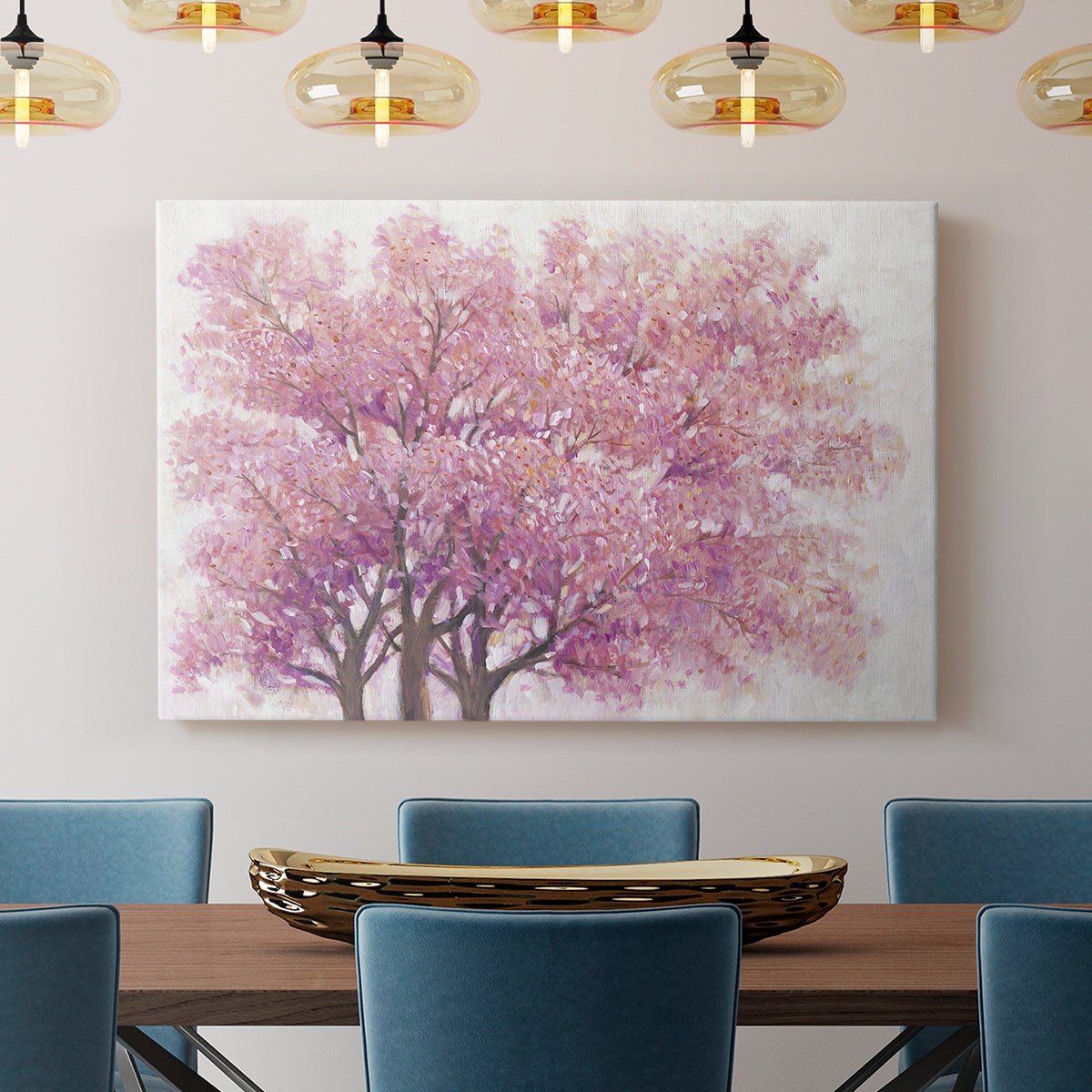 Pink Cherry Blossom Tree I - Canvas Art Print