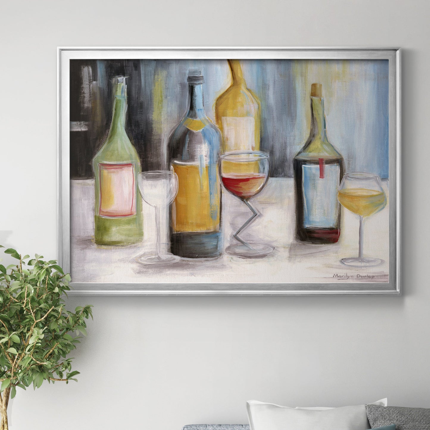 Wine Tasting Premium Classic Framed Canvas - Ready to Hang