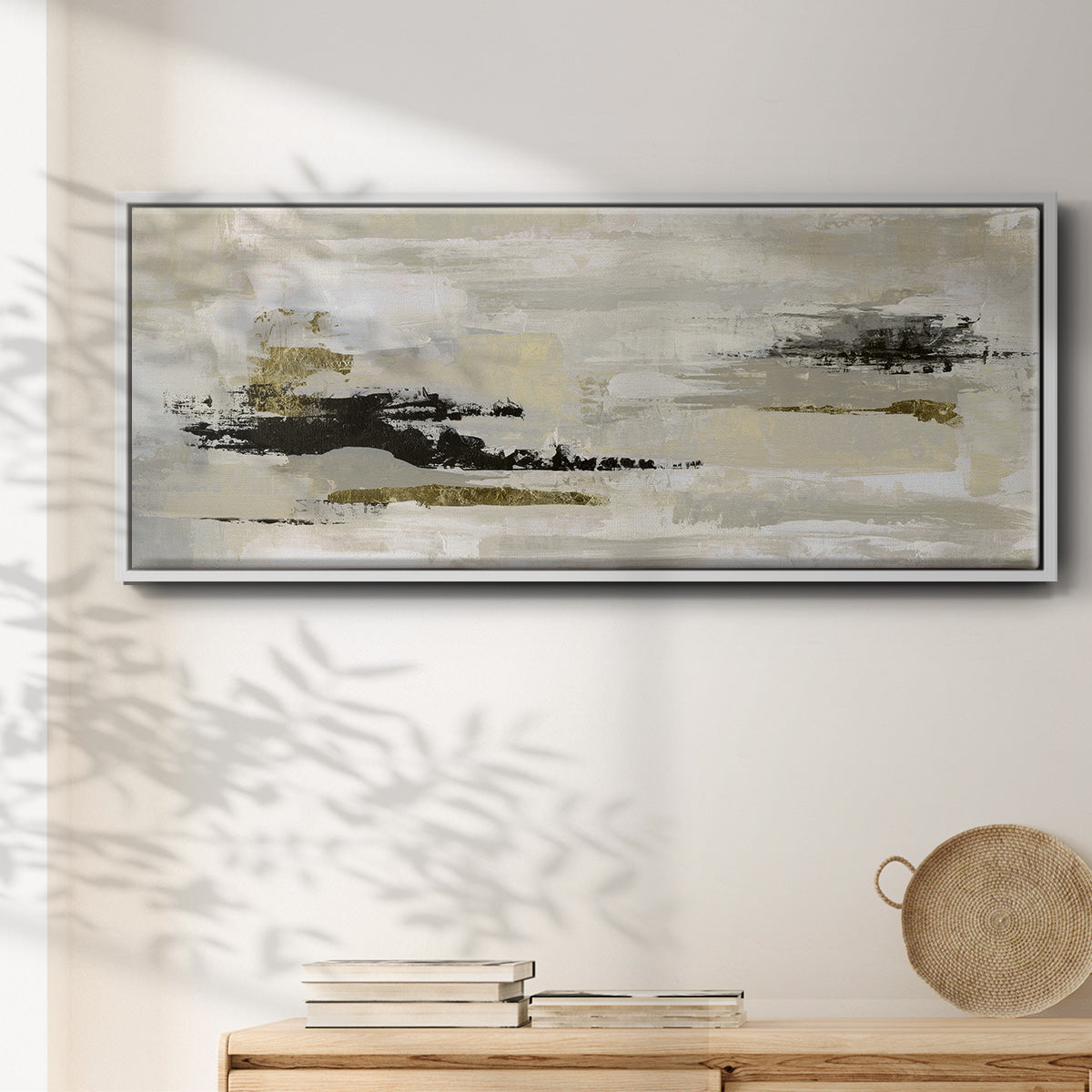 Summer Saffron - Floater Framed Canvas Print