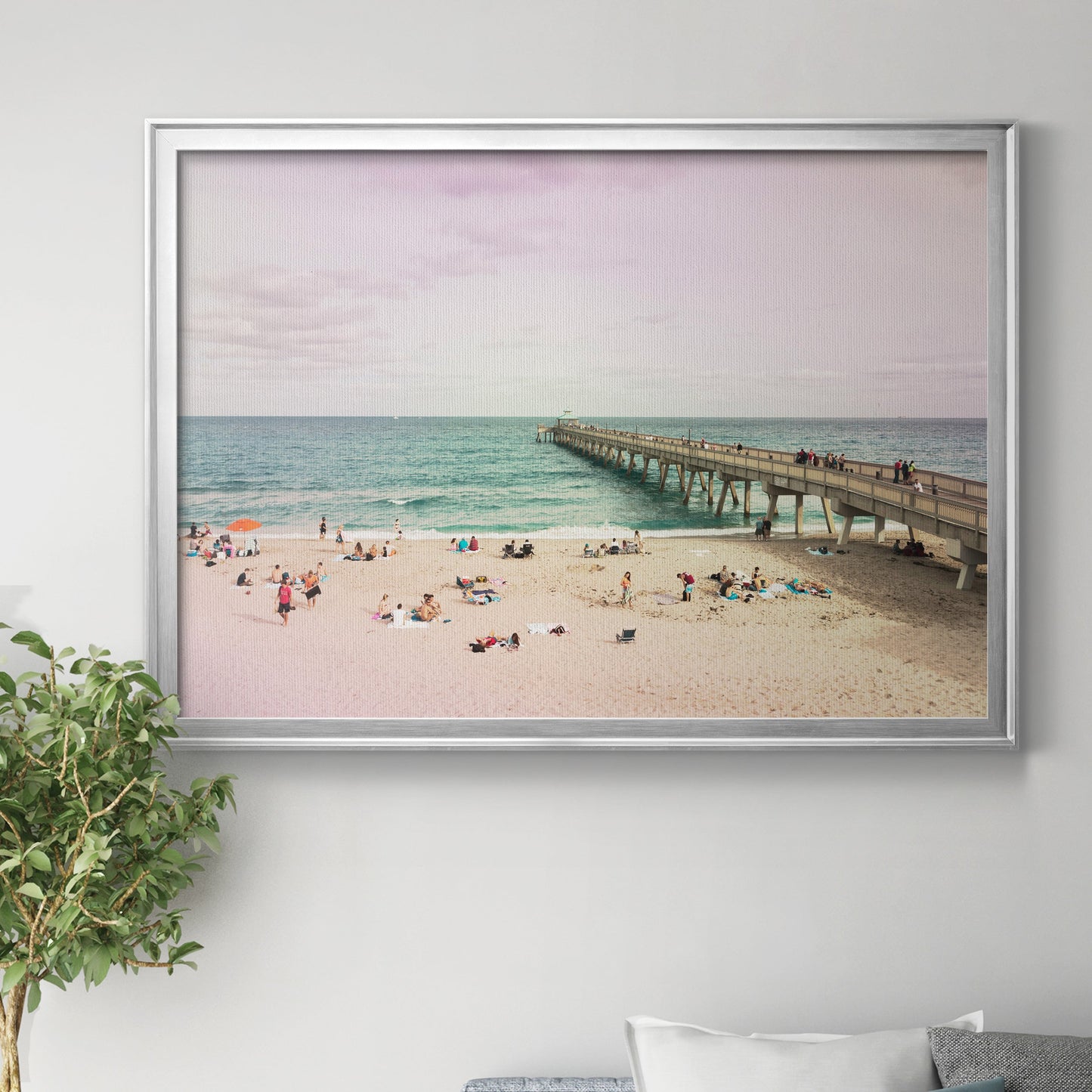 Deerfield Beach Premium Classic Framed Canvas - Ready to Hang