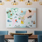 Animal Map - Canvas Art Print