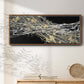 Mistral III in Black - Floater Framed Canvas Print