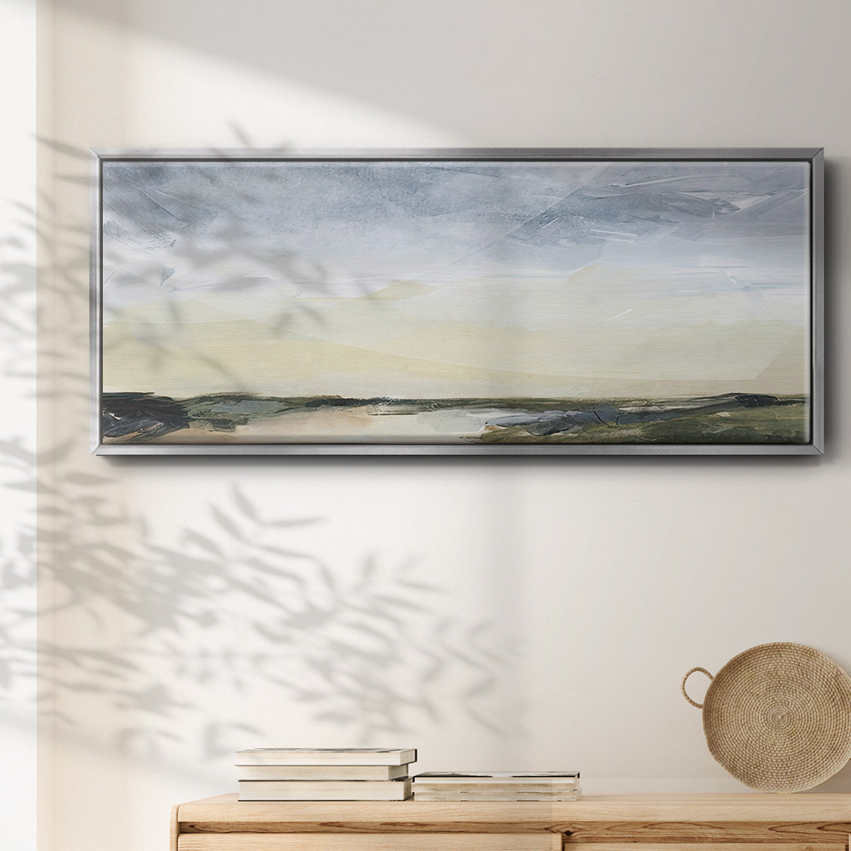 Green Ridge II - Floater Framed Canvas Print