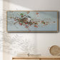 Woodpecker in Winter - Floater Framed Canvas Print
