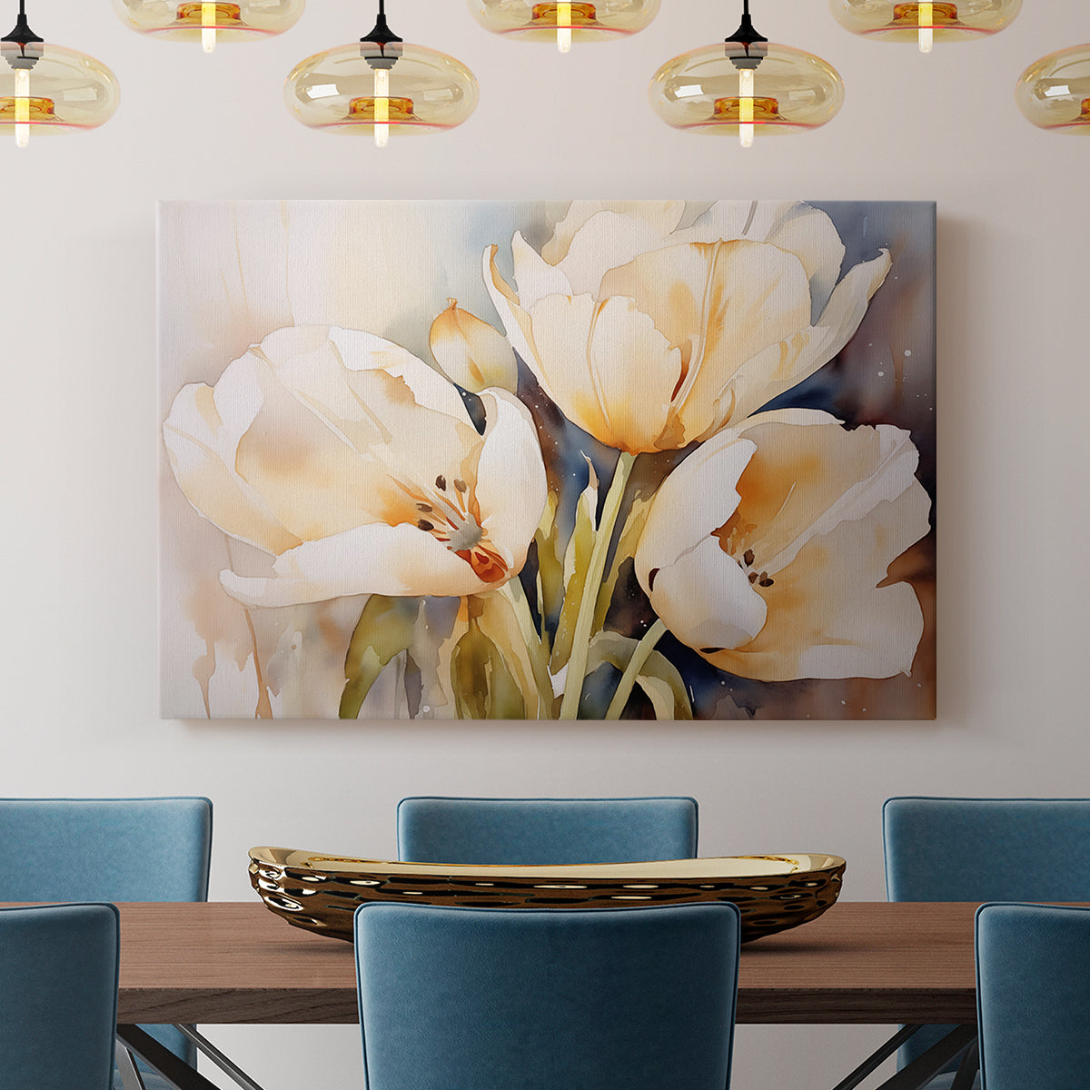 Floral Watercolor XXVII - Canvas Art Print